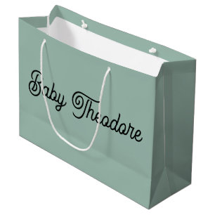 Gepersonaliseerd Baby shower Party Favor Boy Girl Groot Cadeauzakje
