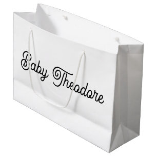 Gepersonaliseerd Baby shower Party Favor Boy Girl Groot Cadeauzakje