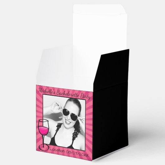 Gepersonaliseerd Bachelorette Lijst Bedankdoosjes (Geopend)