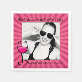 Gepersonaliseerd Bachelorette Lijst Servet