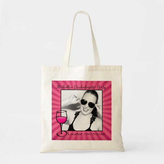Gepersonaliseerd Bachelorette Lijst Tote Bag (Voorkant)