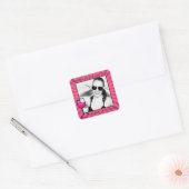 Gepersonaliseerd Bachelorette Lijst Vierkante Sticker (Envelop)