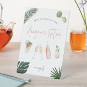 Gepersonaliseerd Bachelorette Party Hangover Stati Reclamebord Met Voetstuk (Insitu)