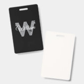 Gepersonaliseerd  badge (Voor- en achterkant)
