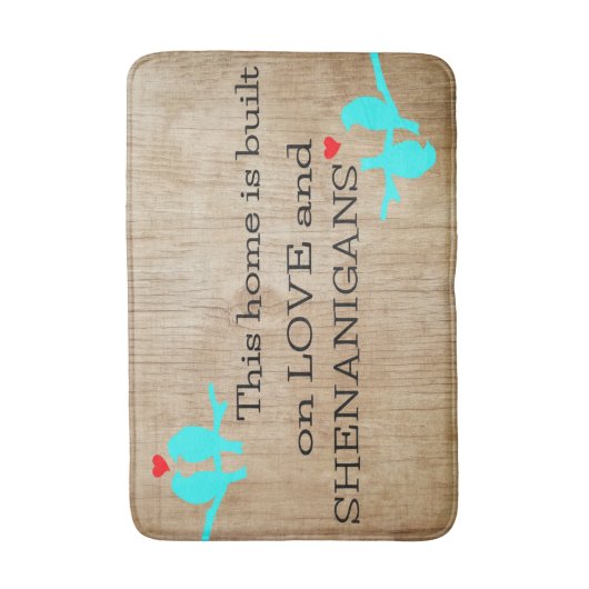 gepersonaliseerd badmat (Voorkant Verticaal)