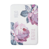 Gepersonaliseerd badmat Hallo mooi (Voorkant Verticaal)