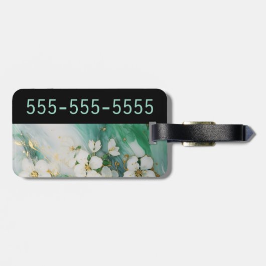 Gepersonaliseerd bagage label (Achterkant horizontaal)