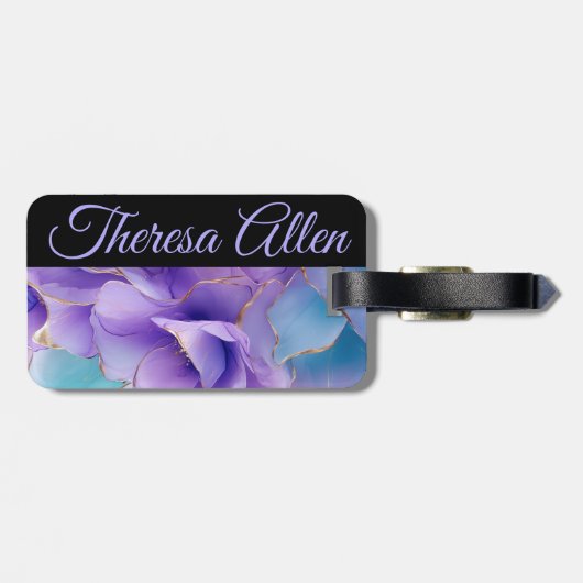 Gepersonaliseerd bagage label (Achterkant horizontaal)