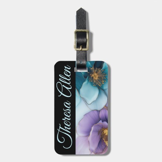 Gepersonaliseerd bagage label (Voorkant verticaal)