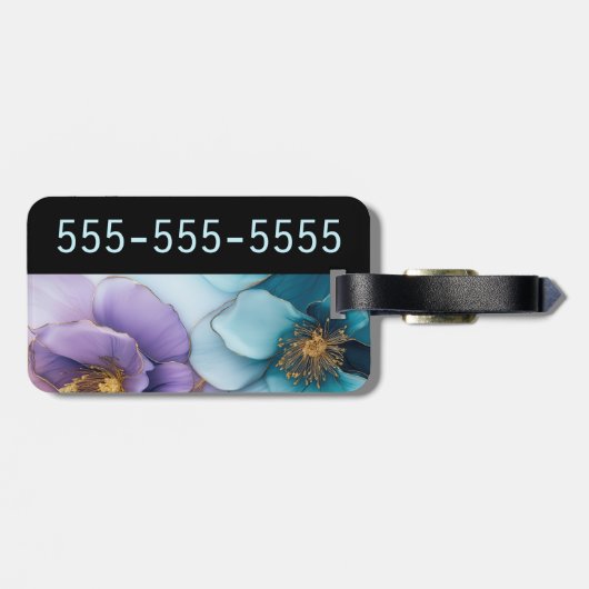 Gepersonaliseerd bagage label (Achterkant horizontaal)