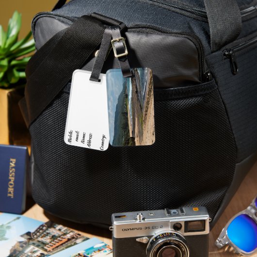 Gepersonaliseerd bagagelabel (Voorkant /achterkant)