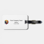 Gepersonaliseerd Bagagelabel – aangepaste bedrijfs (Achterkant horizontaal)