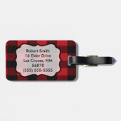 Gepersonaliseerd Bagagelabel Beach Sunset Palm Tre (Achterkant horizontaal)