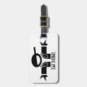 Gepersonaliseerd bagagelabel | DJ Gear (Voorkant verticaal)
