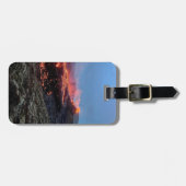 Gepersonaliseerd bagagelabel - IJslandse vulkaan (Voorkant horizontaal)