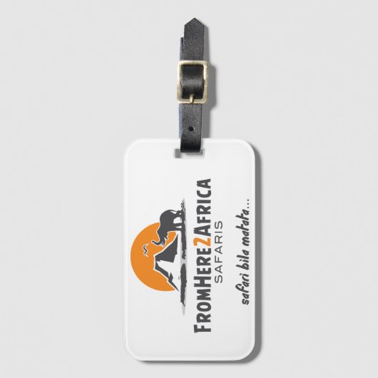 Gepersonaliseerd bagagelabel met de groef van het  (Voorkant (verticaal))