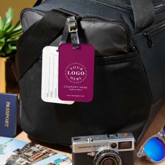 Gepersonaliseerd Bagagelabel – Reizen in stijl (Voorkant & Achterkant)