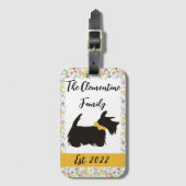 Gepersonaliseerd Bagagelabel Scottie (Voorkant (verticaal))