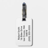 Gepersonaliseerd Bagagelabel Sunrise Pathway Walkw (Achterkant verticaal)