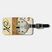 Gepersonaliseerd Bagagelabel Sunset Barn Country R (Voorkant horizontaal)