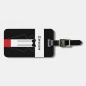 Gepersonaliseerd Bagagelabel van de Groom Bachelor (Voorkant horizontaal)