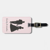 Gepersonaliseerd Bagagelabel van de Groom en van d (Voorkant horizontaal)