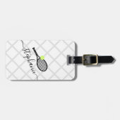 Gepersonaliseerd Bagagelabel van het Monogram van (Voorkant horizontaal)