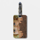 Gepersonaliseerd Bagagelabel Voeg uw Afbeelding en (Achterkant verticaal)