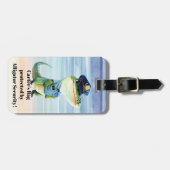 Gepersonaliseerd Bagagelabel voor Alligatorbeveili (Voorkant horizontaal)