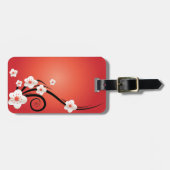 Gepersonaliseerd Bagagelabel voor bloesem van kers (Voorkant horizontaal)