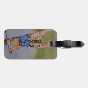 GEPERSONALISEERD BAGAGELABEL VOOR GOLF-SWIJZING