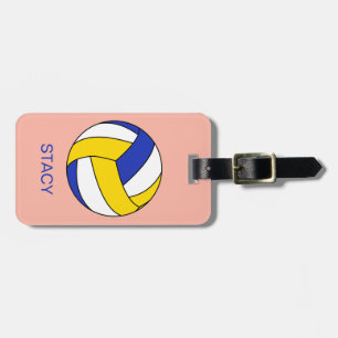 Gepersonaliseerd Bagagelabel voor volleybal sport