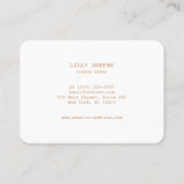 Gepersonaliseerd Bakery Specialized Cookie Logo Sq Visitekaartje (Achterkant)