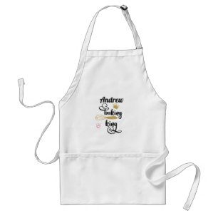 Gepersonaliseerd Baking King Standaard Schort