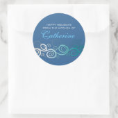 Gepersonaliseerd bakken, Jam, Cookie Ronde Sticker (Tas)