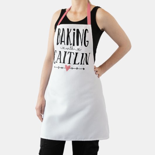 gepersonaliseerd bakken met een naamcadeau voor ha schort (Insitu)