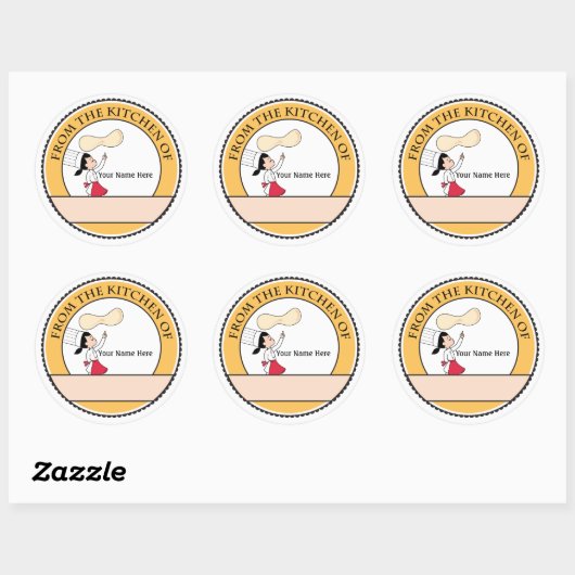 Gepersonaliseerd bakken Sale Sticker Label (Vel)