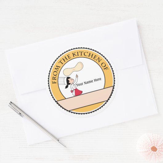 Gepersonaliseerd bakken Sale Sticker Label (Envelop)