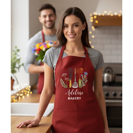 Gepersonaliseerd Bakken Schort voor Vrouwen & Mann