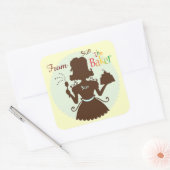 Gepersonaliseerd bakker cadeau Stickers (Envelop)