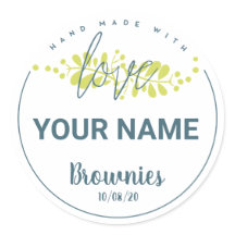 Gepersonaliseerd bakkerijlabel + Jouw naam