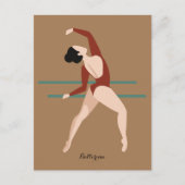 Gepersonaliseerd Ballerina Gift Briefkaart (Voorkant)