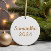 Gepersonaliseerd Ballet Dancer cadeau, Gepersonali Keramisch Ornament