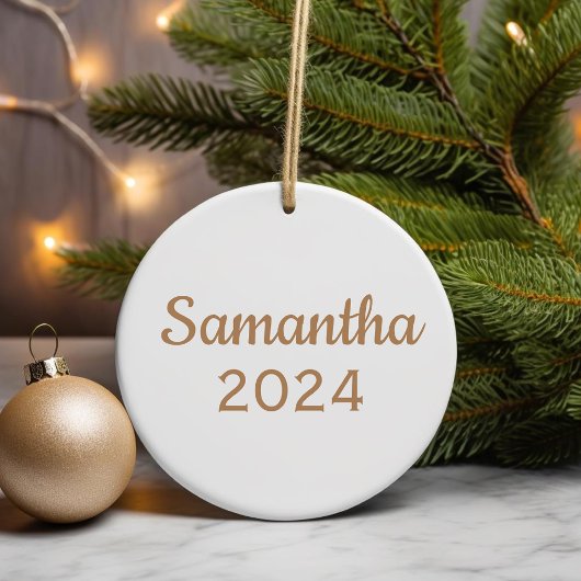 Gepersonaliseerd Ballet Dancer cadeau, Gepersonali Keramisch Ornament