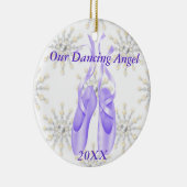Gepersonaliseerd Ballet/Dansend Ornament 2012 (Rechts)
