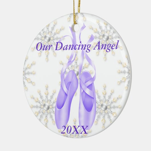 Gepersonaliseerd Ballet/Dansend Ornament 2012 (Links)