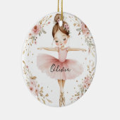 Gepersonaliseerd balletmeisje keramisch ornament (Rechts)