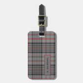 Gepersonaliseerd Balmoreel Tartan Mannen Bagagelab Bagagelabel (Voorkant verticaal)