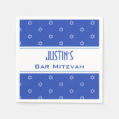 Gepersonaliseerd Bar Mitvah party napkins Servet (Voorkant)