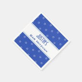 Gepersonaliseerd Bar Mitvah party napkins Servet (Hoek)